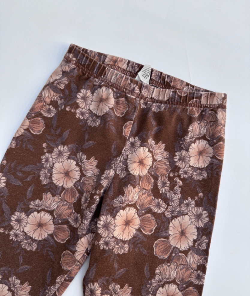 Leggings ~ 110/116 ~ Green Cotton
