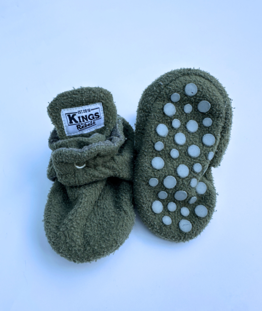 Baby Booties ~ 12 M ~ Kings & Rebels