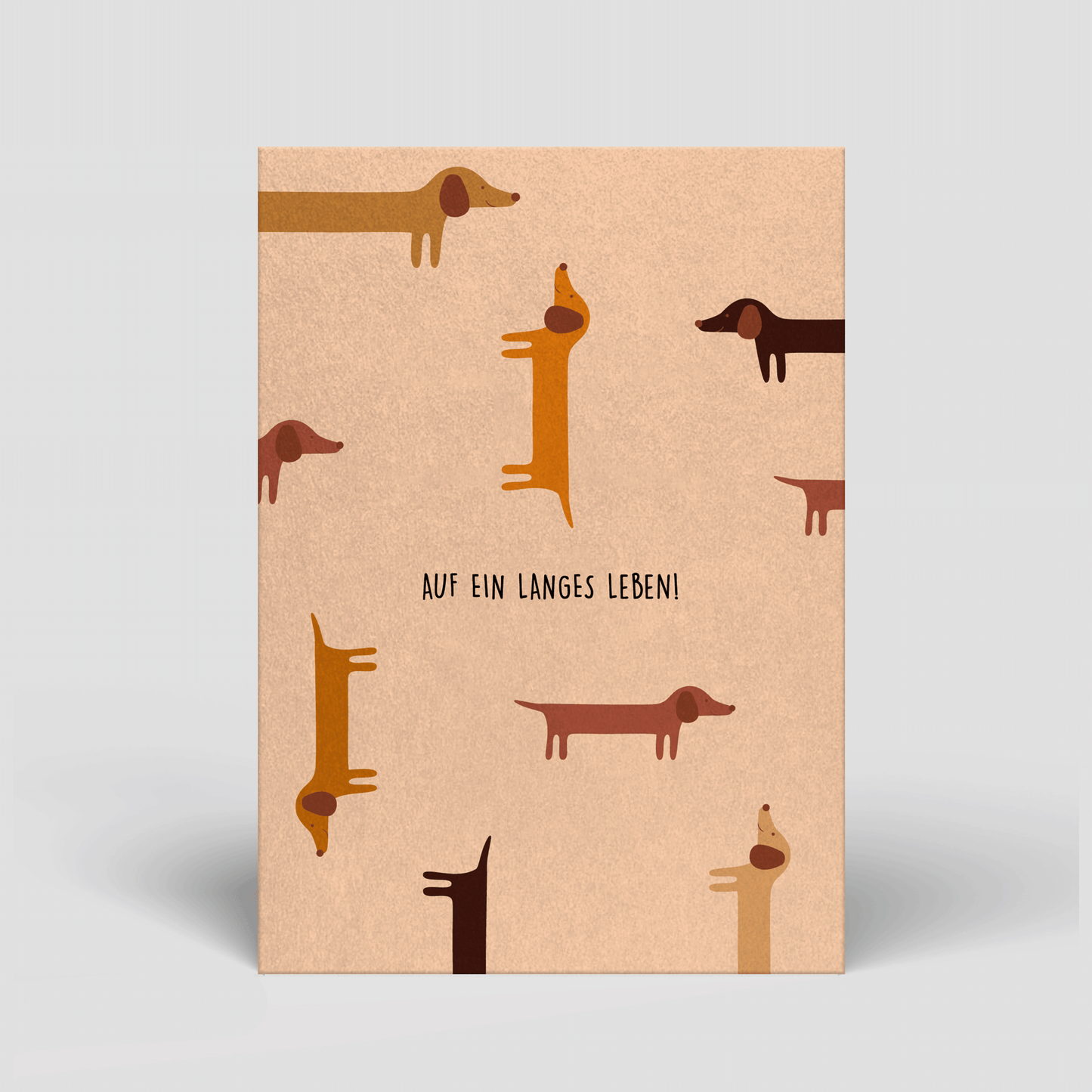 Postkarte - Geburtstag - Auf ein langes Leben