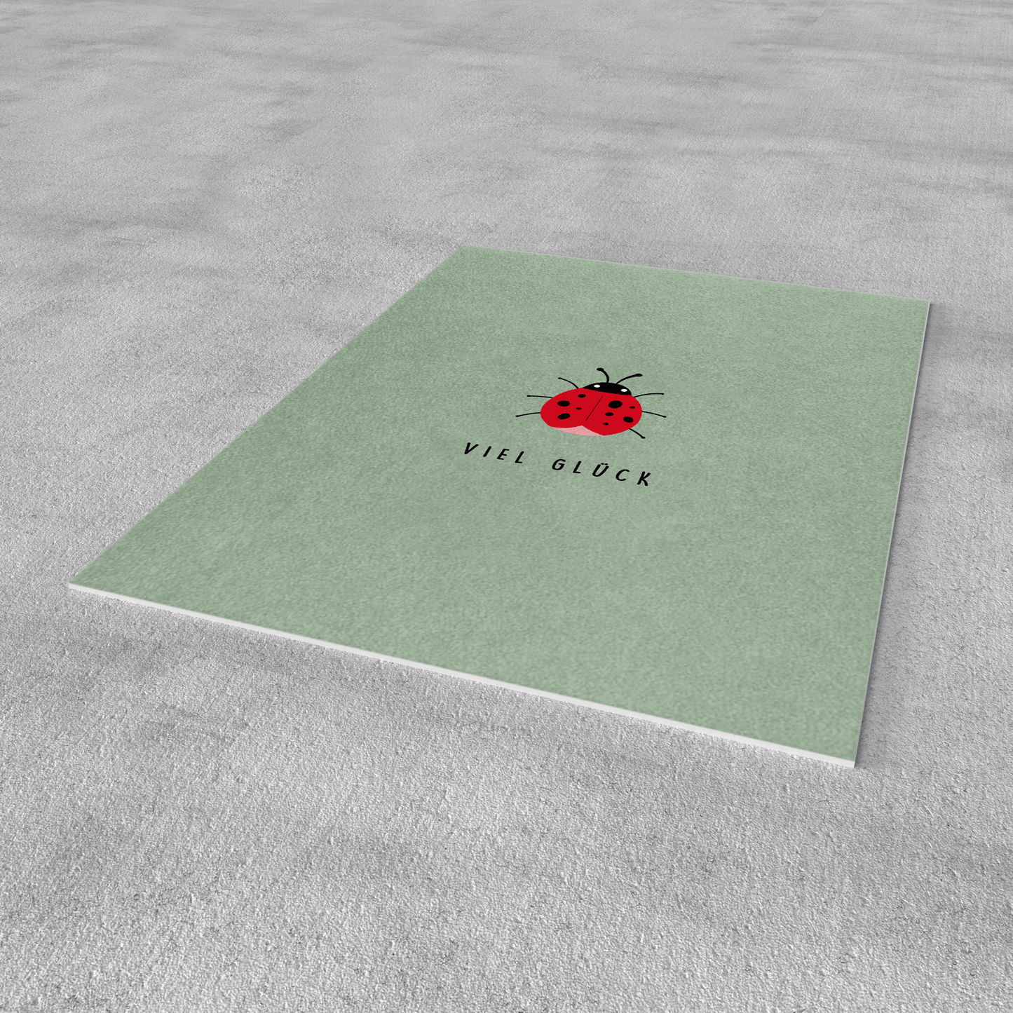 Postkarte - Viel Glück