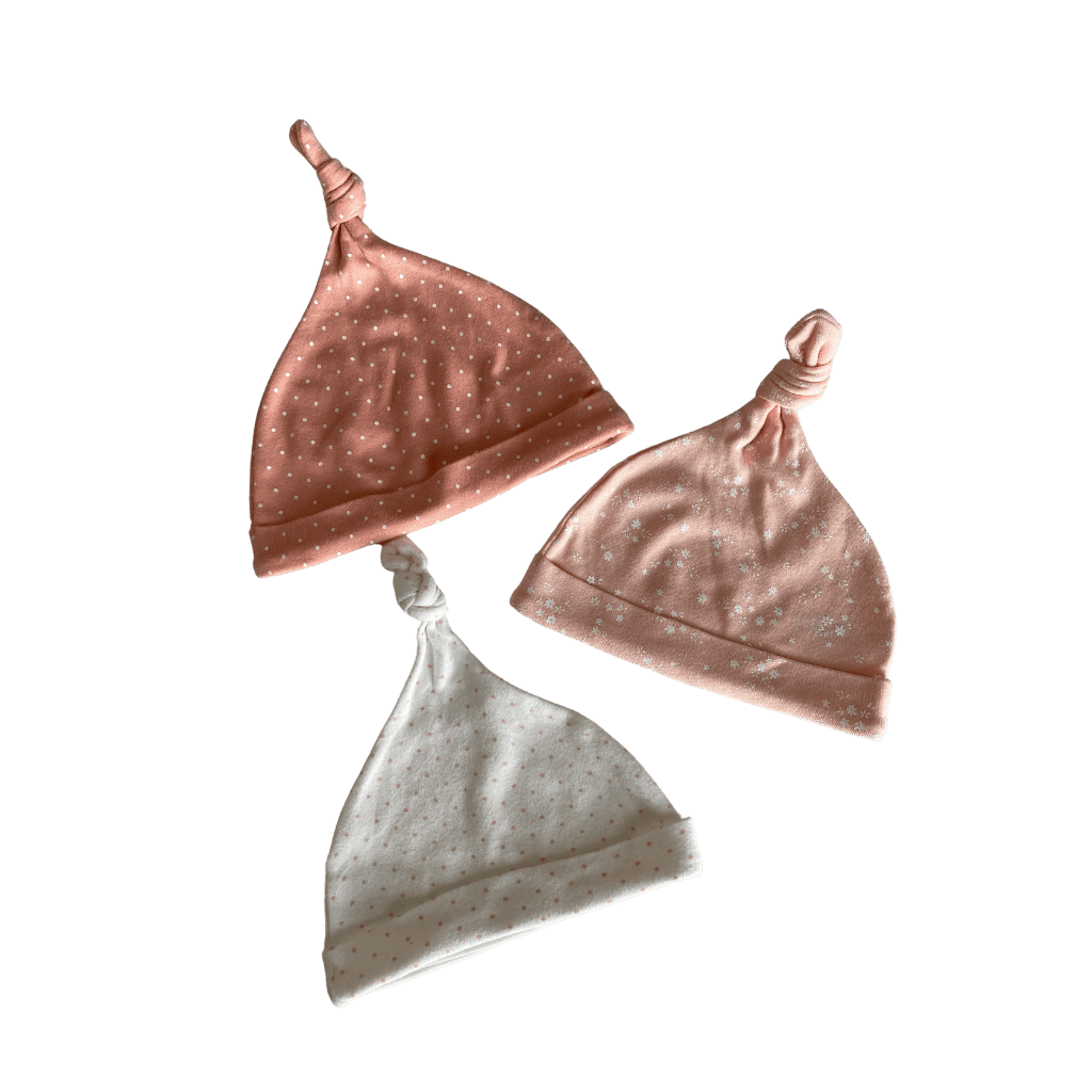 Mützen ~ rosa/weiß ~ 44/45 ~ BabyClub