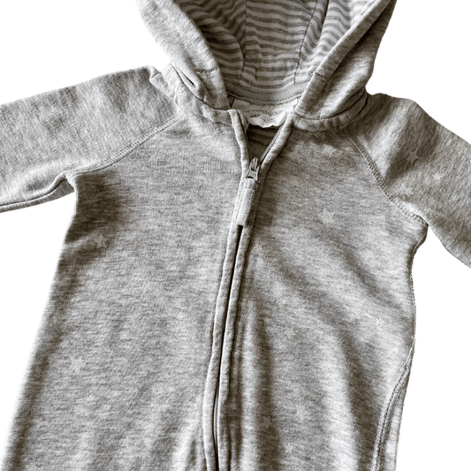 Overall grau von H&M in Größe 56/62 Detailansicht