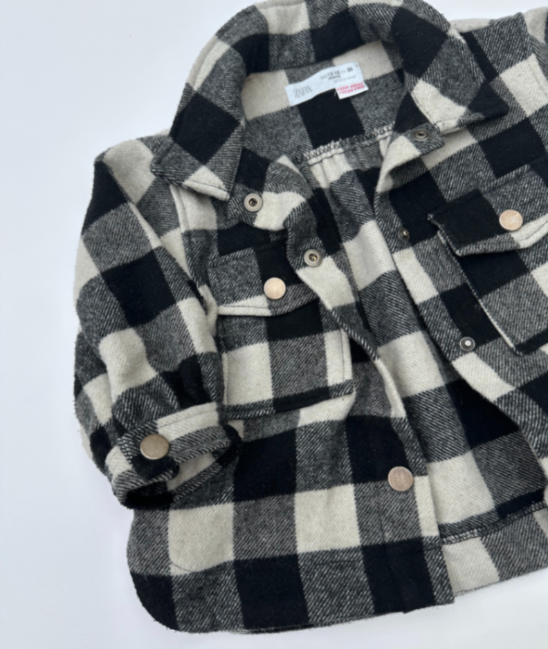Flanelljacke ~ 80/86 ~ Zara
