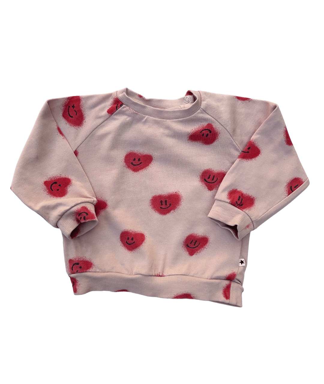 Sweatshirt "Herzen"~ 74/80 ~ Molo