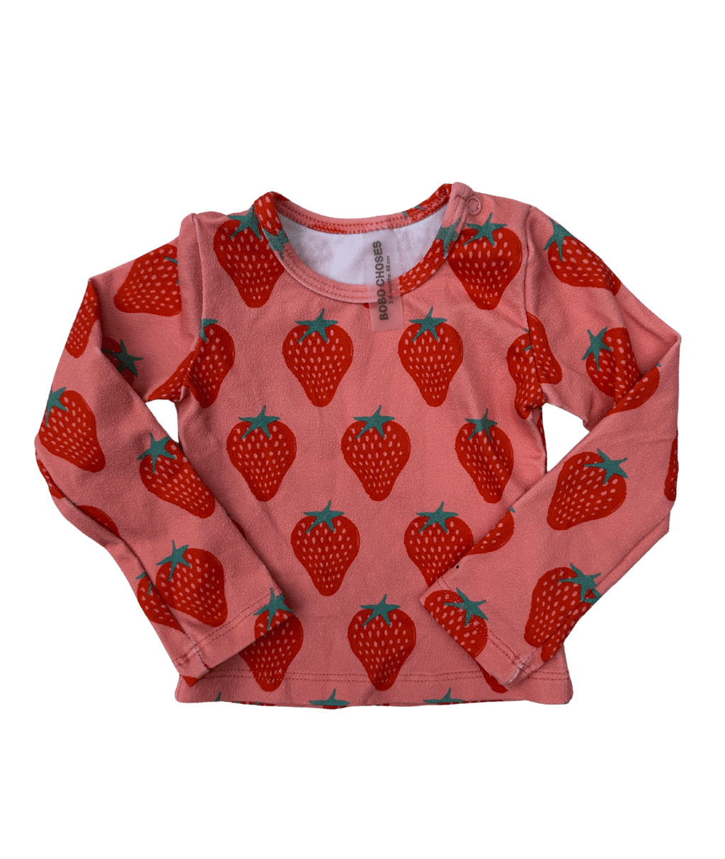 UV-Shirt "Erdbeere" ~ 50/56 ~ Bobo Choses