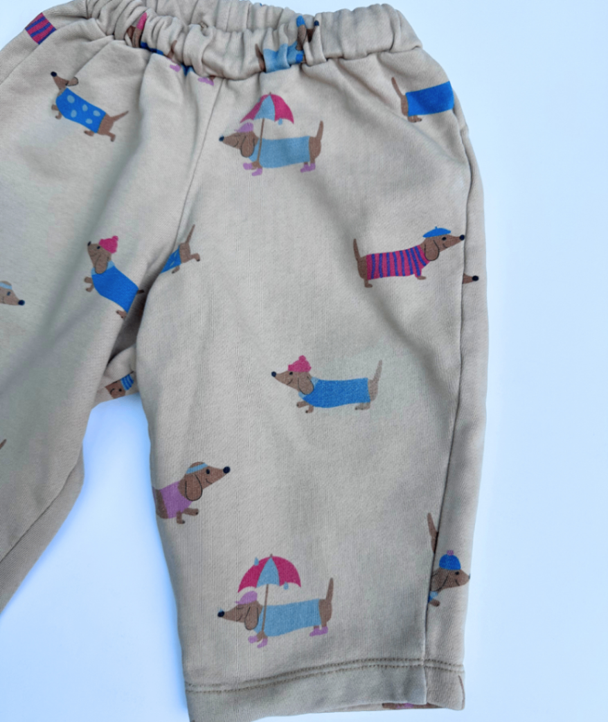 Stoffhose "Dackel" ~ 74/80 ~ Kauf dich Glücklich