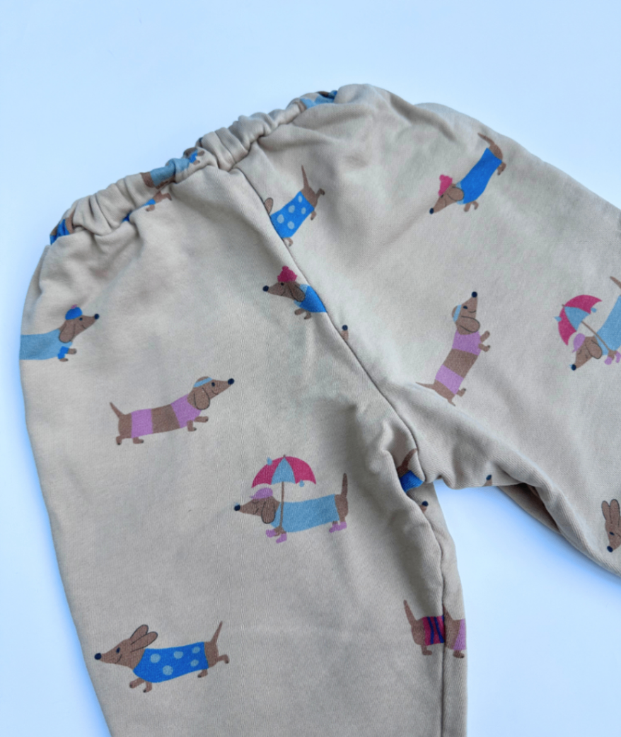 Stoffhose "Dackel" ~ 74/80 ~ Kauf dich Glücklich