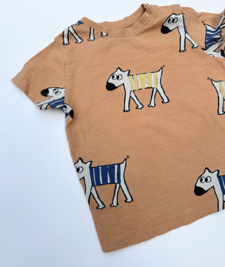 T-Shirt "Hunde" ~ 80/86 ~ Hema