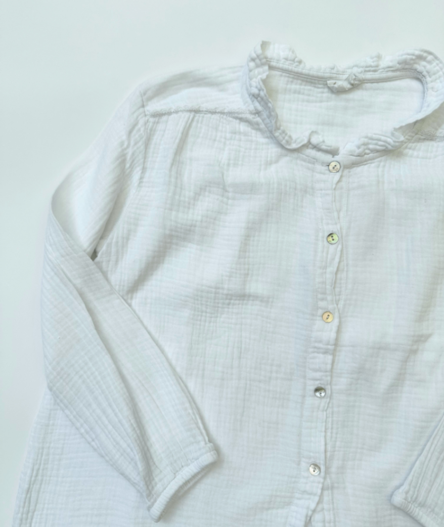 Musselin-Bluse ~ 134/140 ~ Leevje