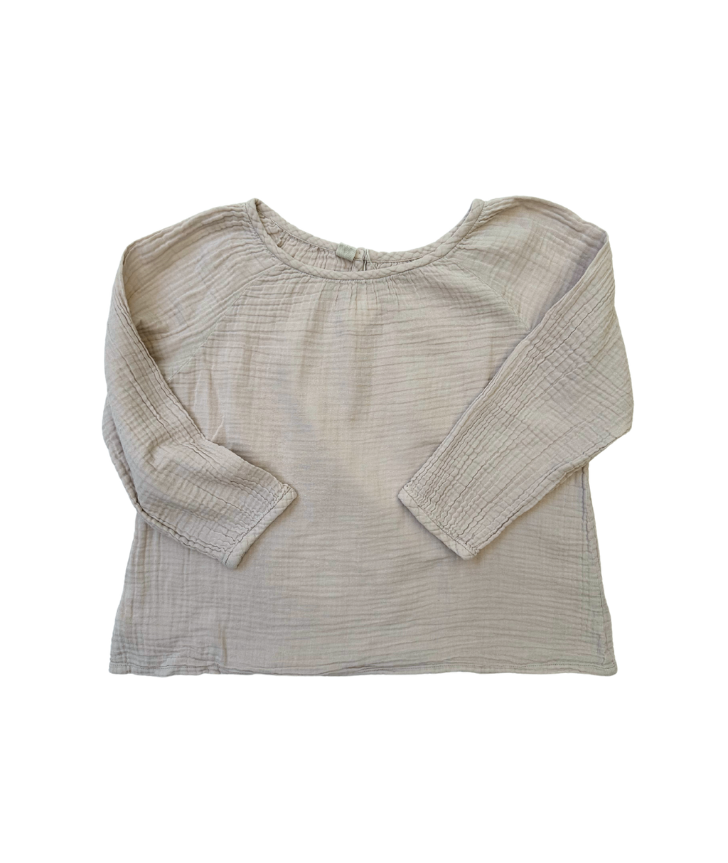 Musselin Bluse "rose" ~ 140/146 ~ Nummero74