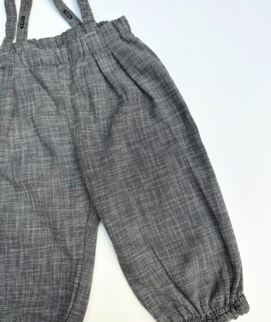 Stoffhose mit Trägern ~ 92/98 ~ Klarotte