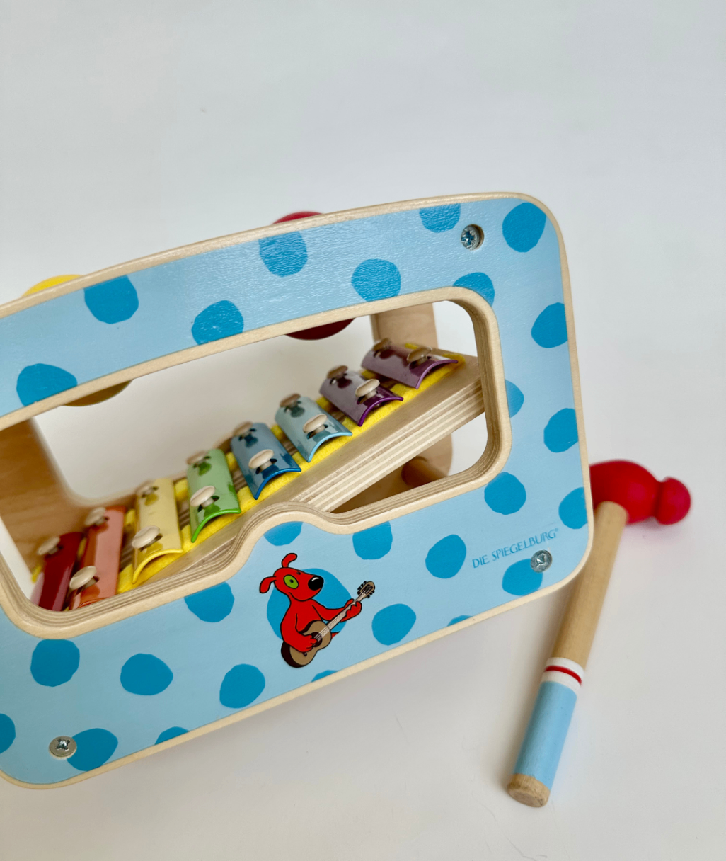 Klopfbank mit Glockenspiel ~ OS ~ Die Spiegelburg