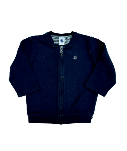 Sweatshirt Jacke ~ 80/86 ~ Petit Bateau