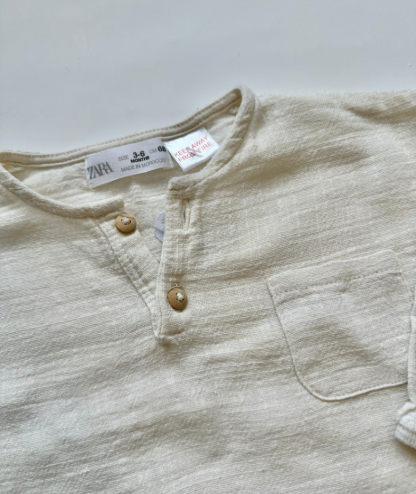 Langarmshirt ~ 62/68 ~ Zara