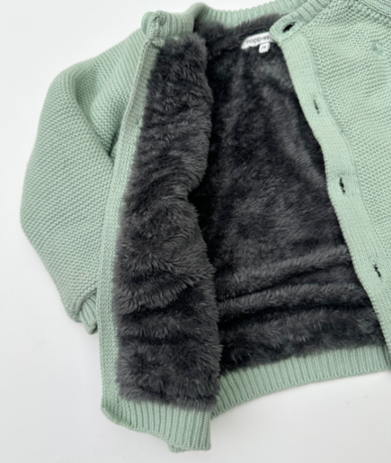 Gefütterte Strickjacke ~ 74/80 ~ noppies