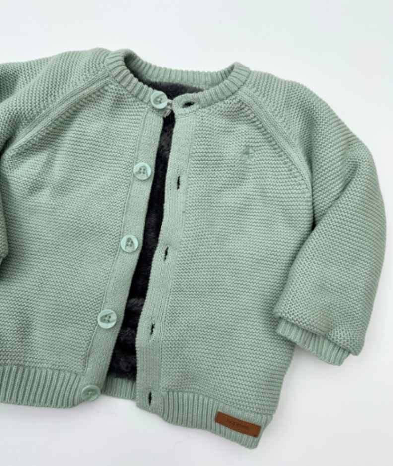 Gefütterte Strickjacke ~ 74/80 ~ noppies