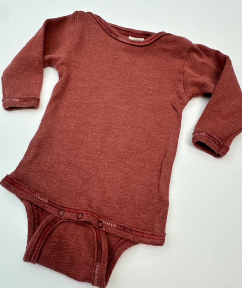 Wolle/Seide Body ~ 50/56 ~ Engel