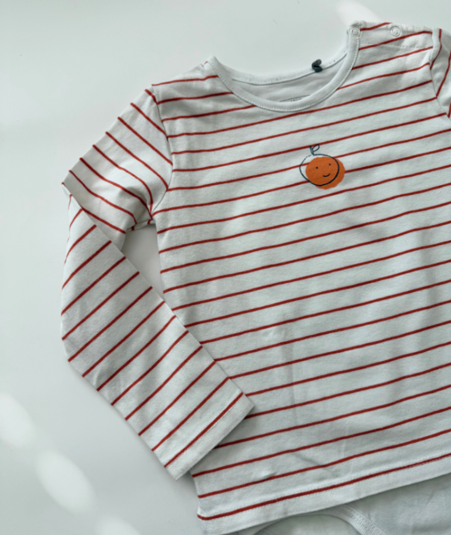 Langarmshirt mit Body ~ 92/98 ~ bellybutton