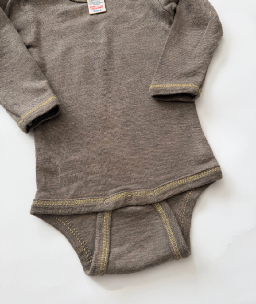 Wolle/Seide Body ~ 62/68 ~ Engel
