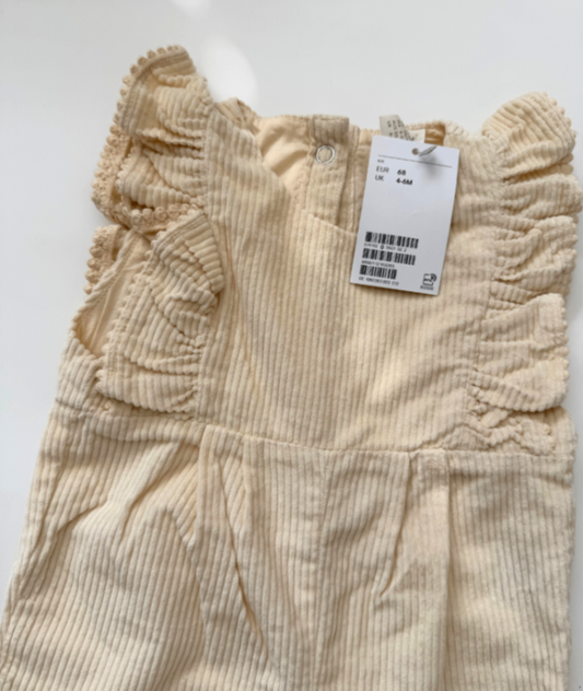 Latzhose aus Cord ~ 62/68 ~ H&M