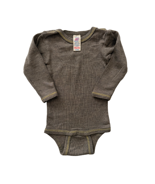 Wolle/Seide Body ~ 62/68 ~ Engel