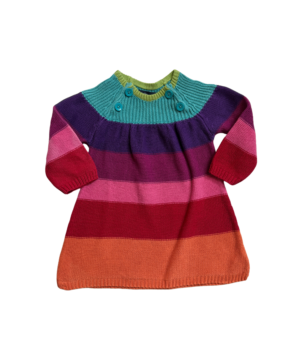 Strickkleid "Regebogen" ~ 74/80 ~ Gap