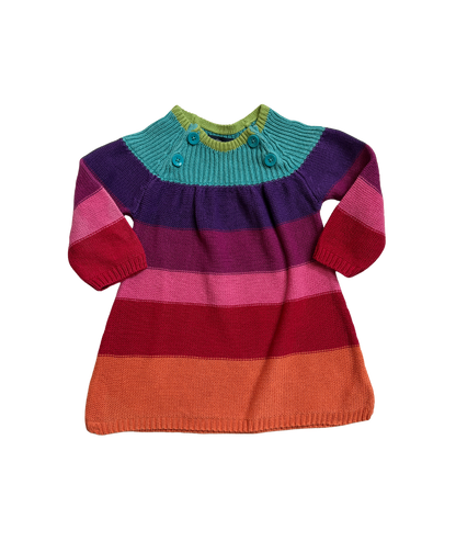 Strickkleid "Regebogen" ~ 74/80 ~ Gap