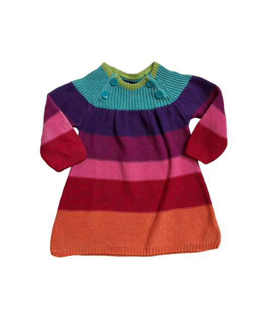 Strickkleid "Regebogen" ~ 74/80 ~ Gap