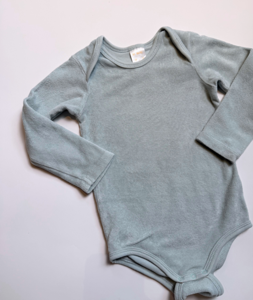 Langarmbody aus Frottee ~ 86/92 ~ Pusblu