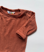 Langarmbody Wolle/Seide ~ 50/56 ~ Joha