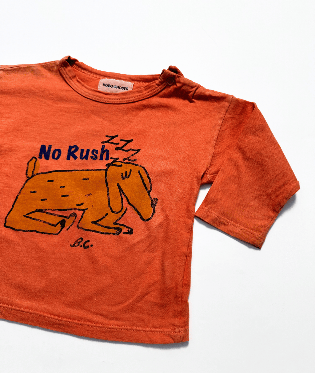 Longsleeve "Sleeping Dog" ~ 68/74 ~ Bobo Choses