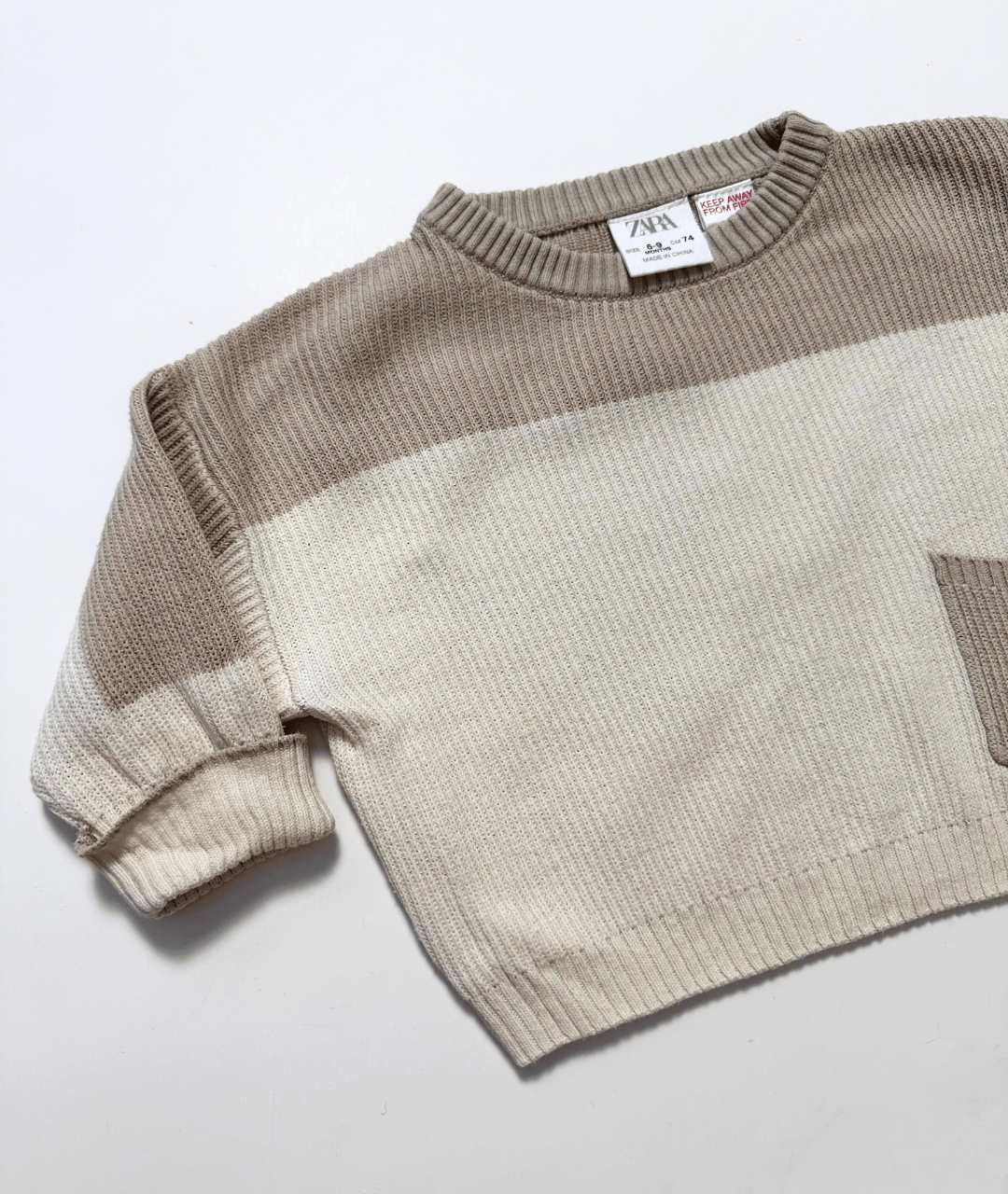 Strickpullover ~ 74/80 ~ Zara