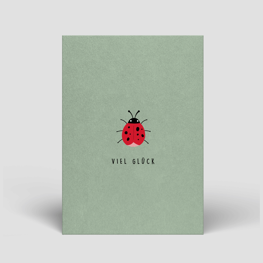 Postkarte - Viel Glück
