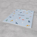 Postkarte - Geburtstag - Luftschlangen