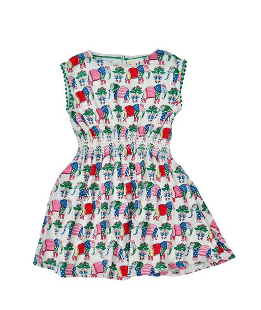 Sommerkleid "Elefanten" ~ 122/128 ~ Mini Boden