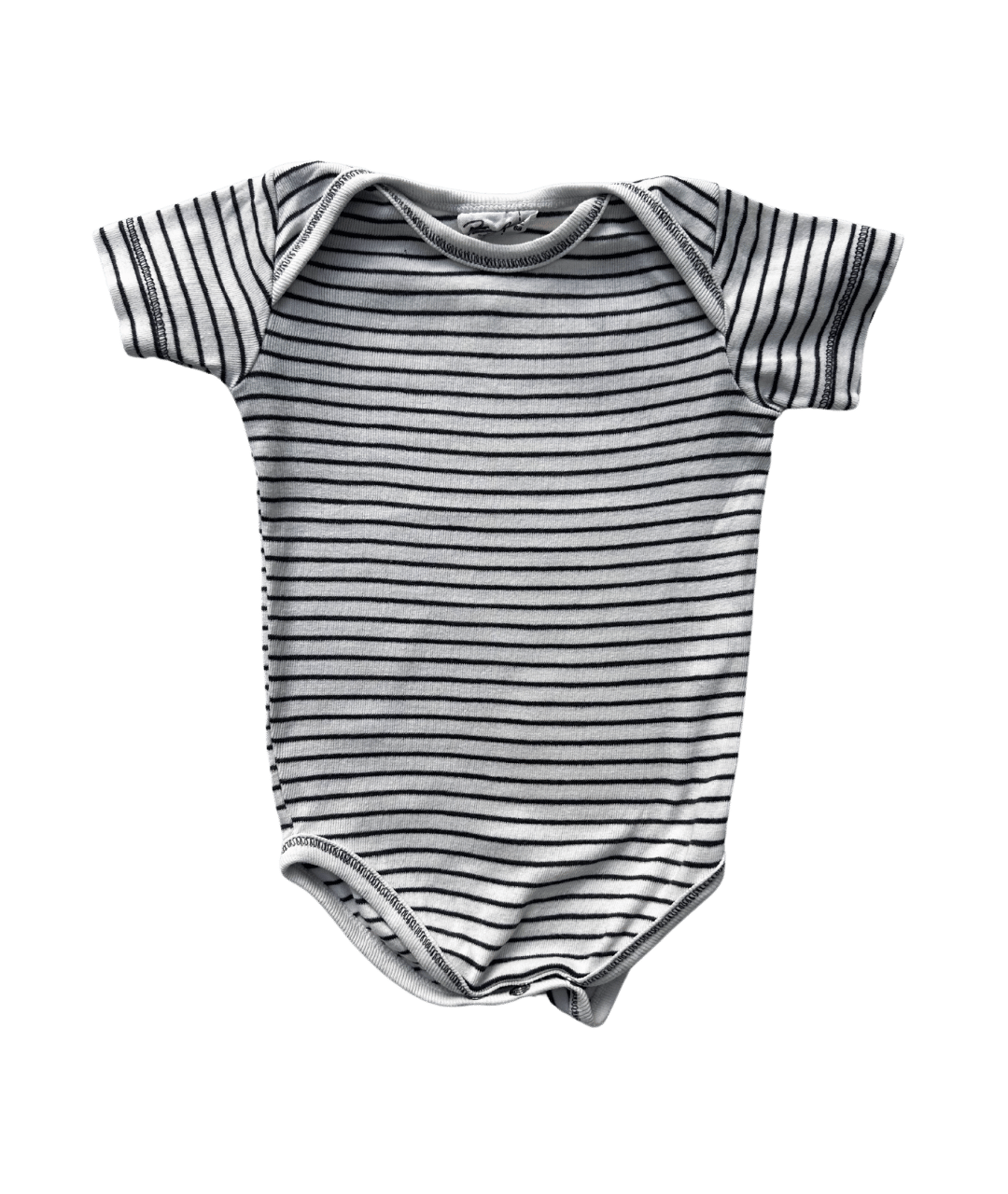 Gestreifter Kurzarmbody ~ 62/68 ~ People Wear Organic