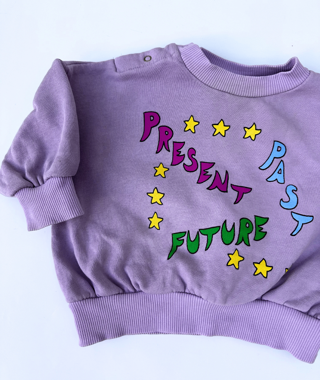 Sweatshirt "Past, Present, Future" ~ 68/74 ~ Mini Rodini