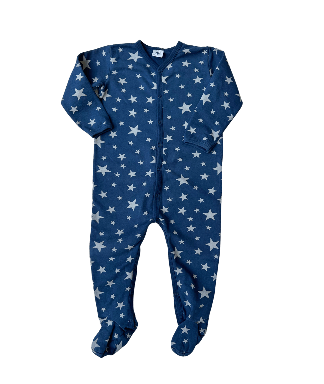 Pyjama / Strampler "Sterne" ~ 80/86 ~ Petit Bateau