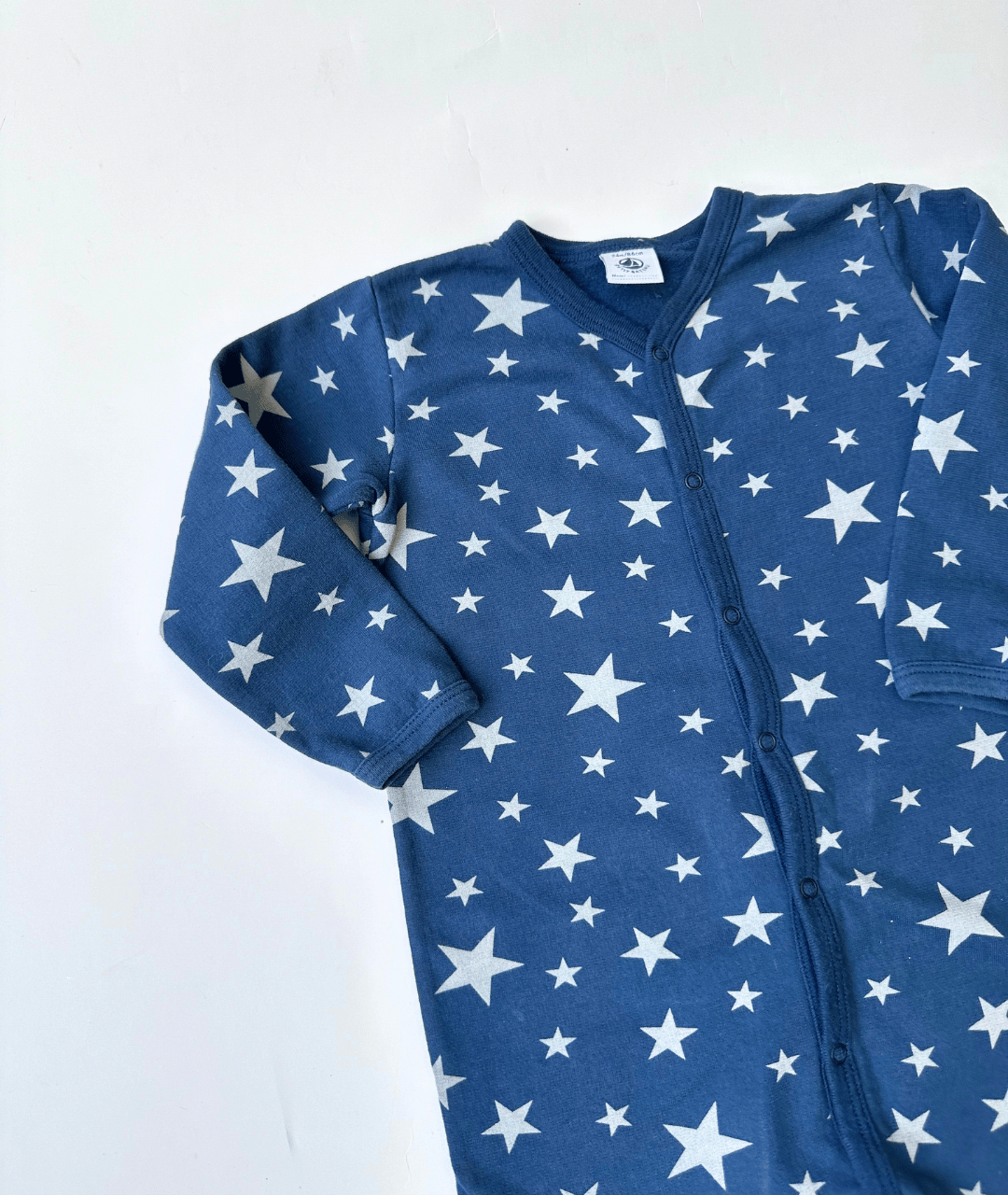 Pyjama / Strampler "Sterne" ~ 80/86 ~ Petit Bateau