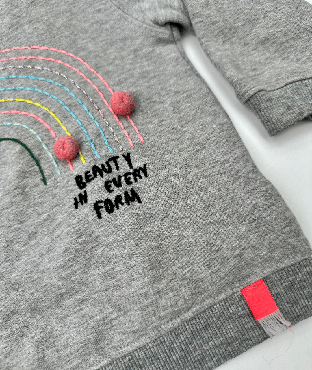 Sweatshirt "Rainbow" ~ 92/98 ~ Zara
