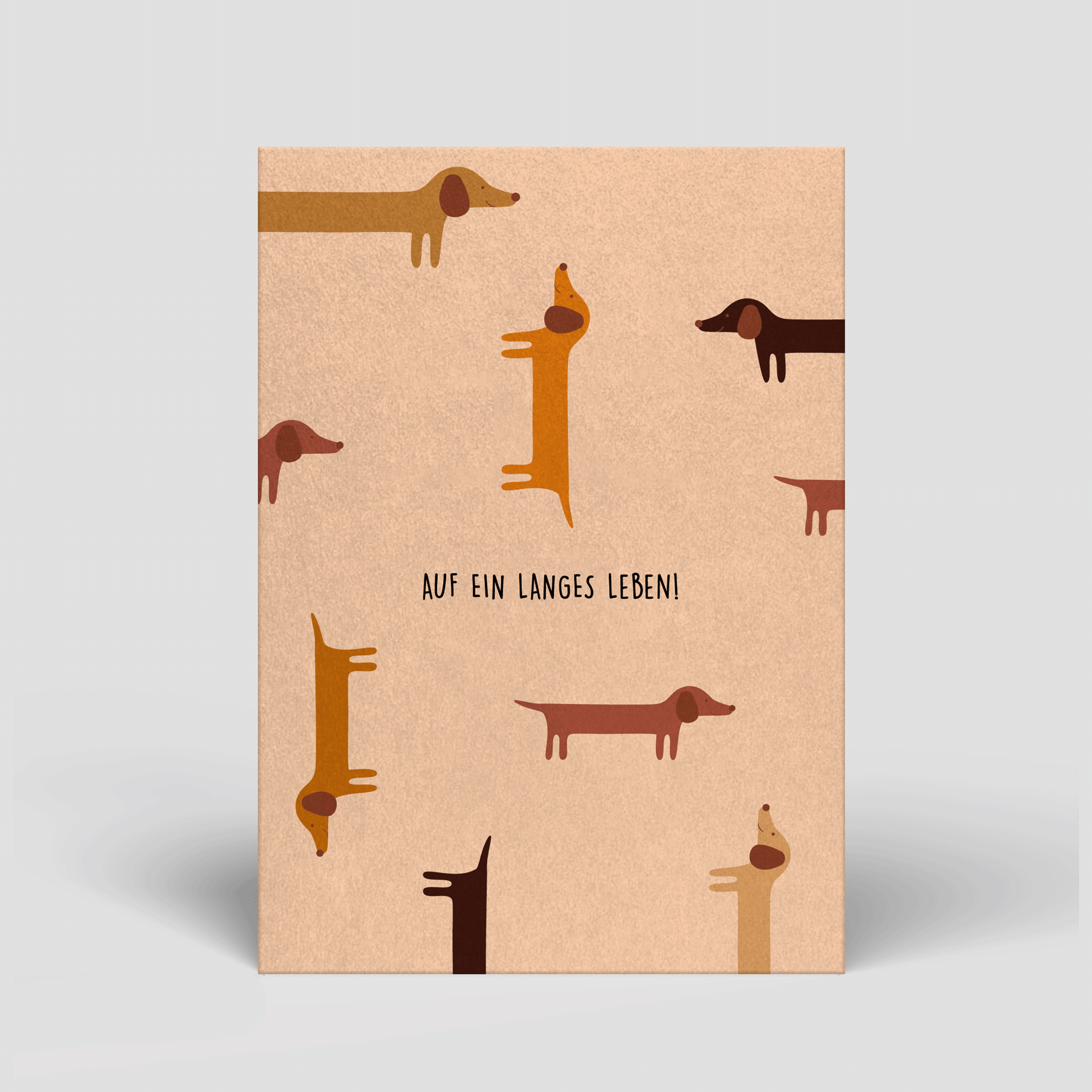 Postkarte - Geburtstag - Auf ein langes Leben