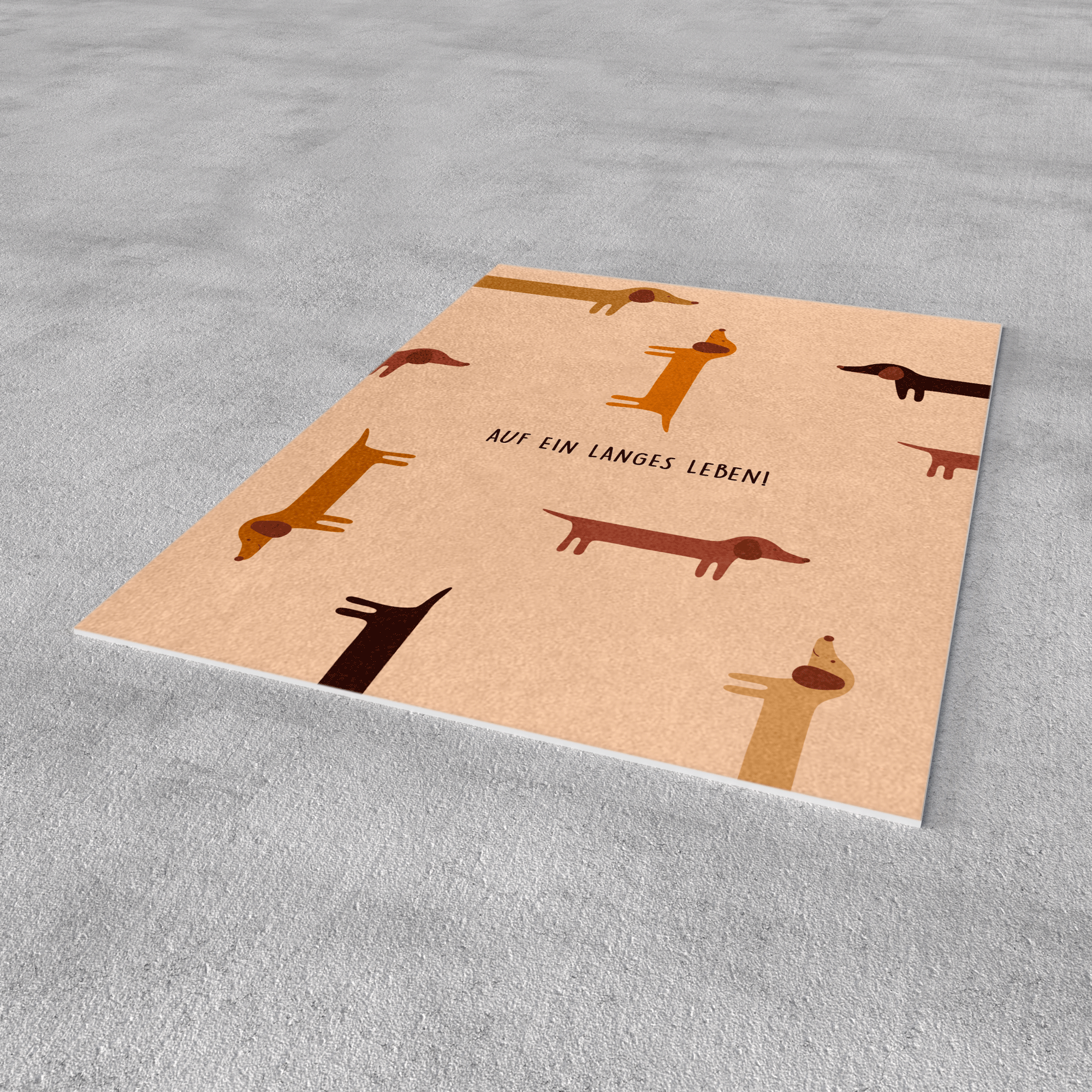 Postkarte - Geburtstag - Auf ein langes Leben