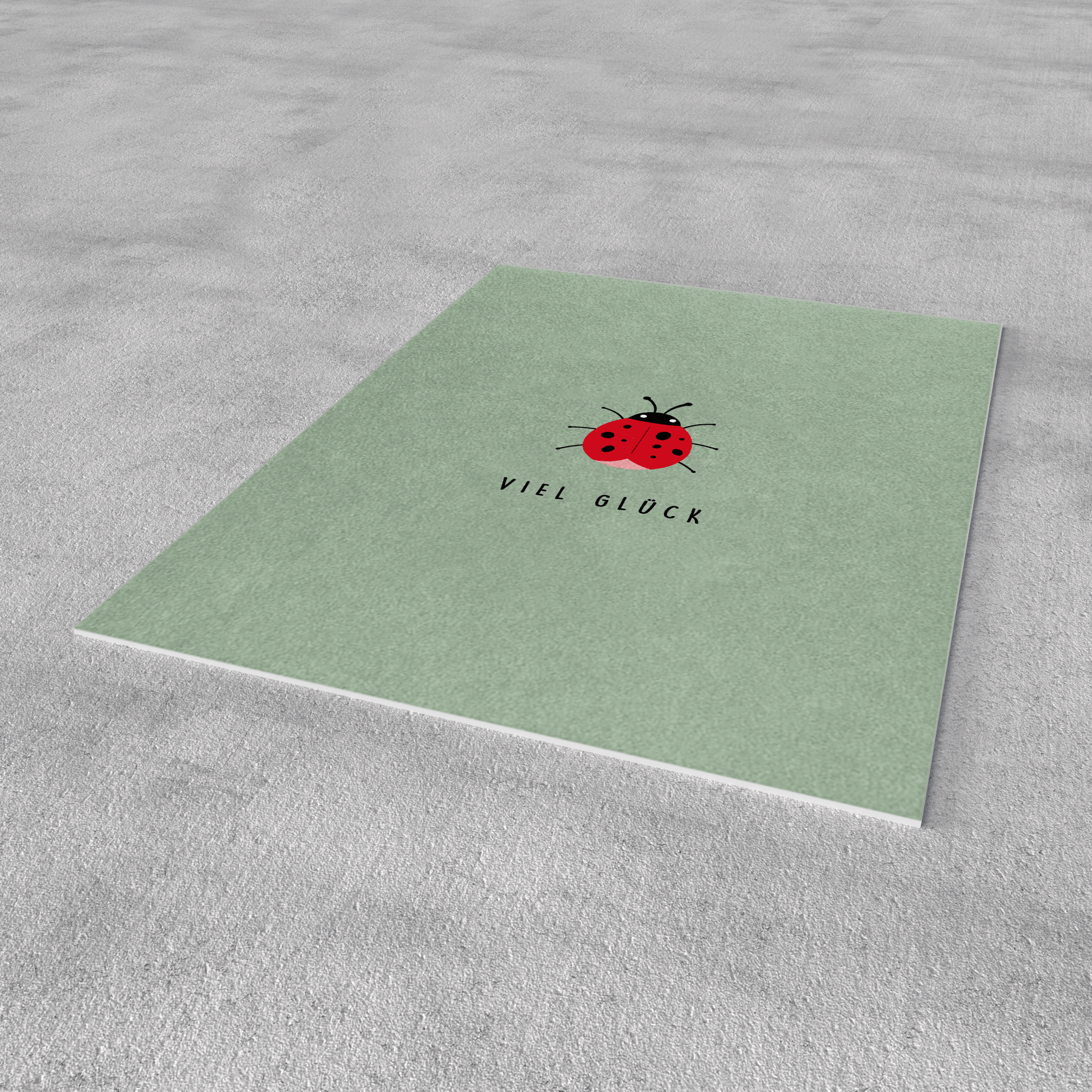 Postkarte - Viel Glück