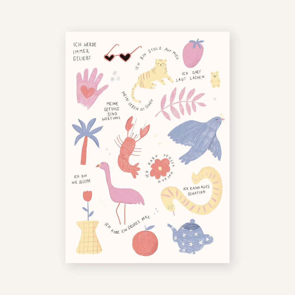 Poster  "Schöne Worte" by sola collective