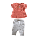 Baumwoll Set ~ rosa/weiß ~ 62 ~ Staccato