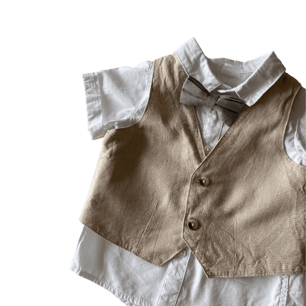 Anzug ~ beige ~ 68 ~ H&M