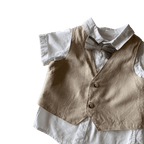 Anzug ~ beige ~ 68 ~ H&M