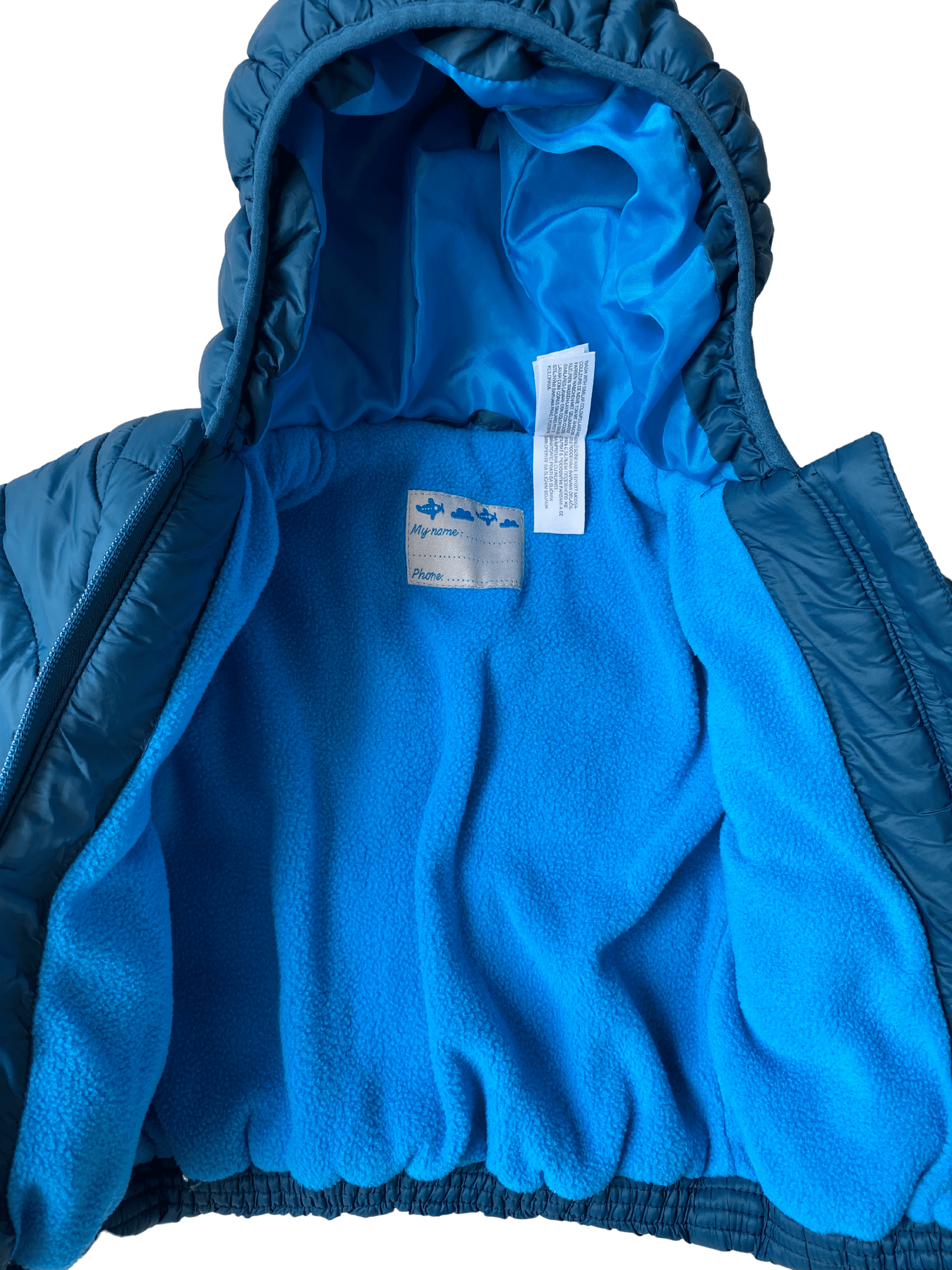 Winterjacke ~ blau ~ 68 ~ baby club